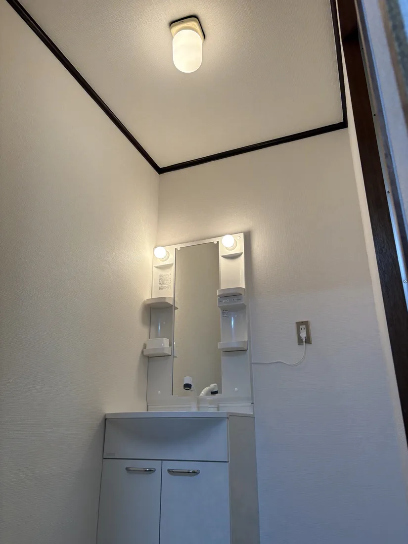 洗面脱衣室の施工写真